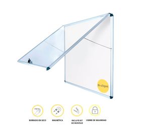 Diario mural vertical 95.3x136 cm blanco