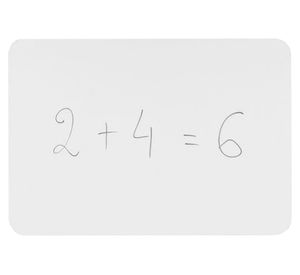 Pizarra Escolar A4 doble cara blanco madera HPL 0.25x21x29.7 cm