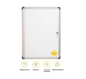 Diario mural magnético 69x52 cm blanco