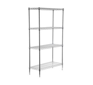 Estante 4 repisas OLYC143663-4 cromado