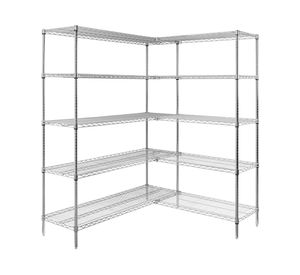 Estante L acero cromado 5 repisas OLYC18366074-5