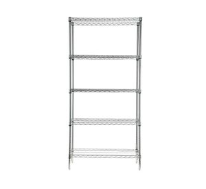 Estante acero cromado 5 repisas OLYC183674-5