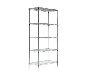 Estante acero cromado 5 repisas OLYC183674-5