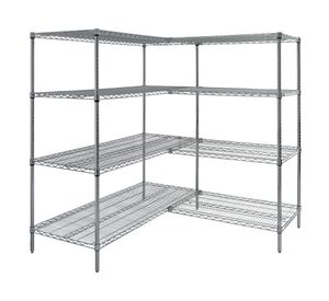 Estante L acero cromado 4 repisas OLYC24366063-4