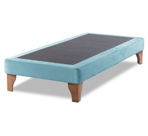 Base cama europea 1.5 plazas Zen turquesa