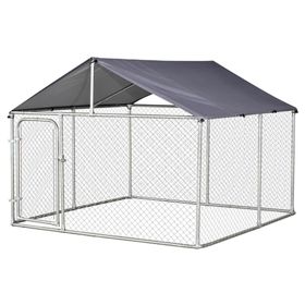 Canil modular perros 3x3x2.3 m Malla galvanizada