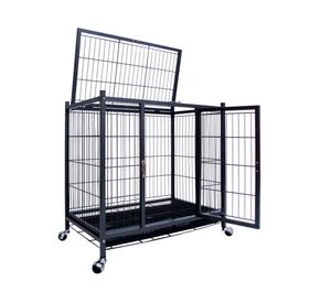 Jaula canil perros 80x50 cm ruedas