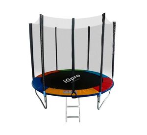 Cama elástica malla 6 pies 183 cm con escalera