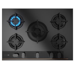 Encimera a gas 5 quemadores GBC-75 G1 Infinity negro