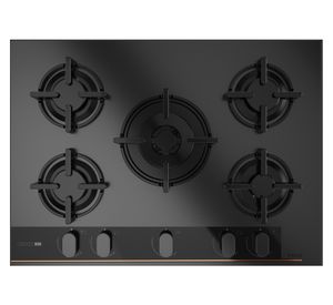 Encimera a gas 5 quemadores GBC-75 G1 Infinity negro