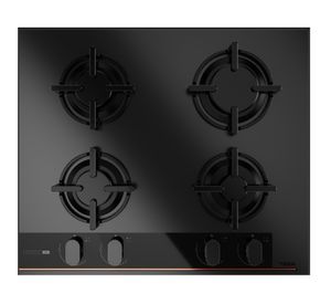 Encimera a gas 4 quemadores GBC-64 G1 Infinity negro