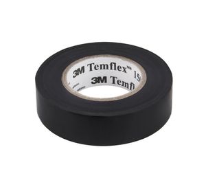 Cinta aislante 18 mm 20 m PVC negro 3M
