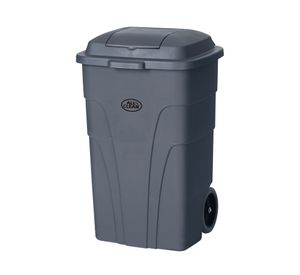 Basurero reciclaje 120 litros gris