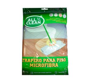 Trapero para pisos microfibra 50x70 cm verde
