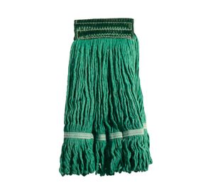 Mopa algodón tipo garra verde 45x25x5 cm