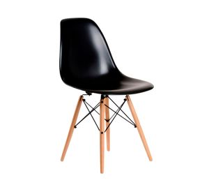 Silla comedor Eames Hogar negro