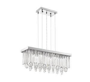 Lámpara colgar 7L G9 Calaonda cromado