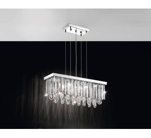 Lámpara colgar 7L G9 Calaonda cromado