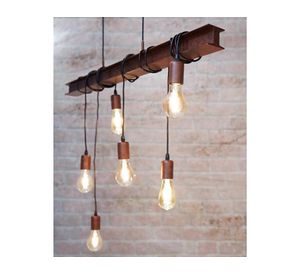 Lámpara colgar 6L E27 Townshend 4