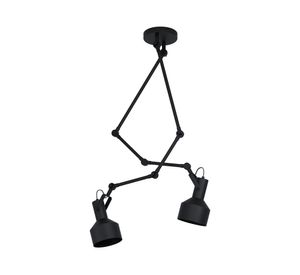 Lámpara de techo 2L E27 Takeley negro