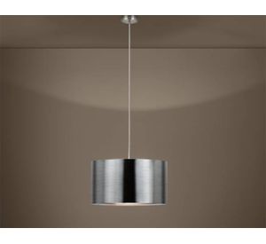 Lámpara colgar 1L E27 Saganto plateado