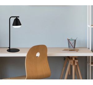 Lámpara sobremesa 1L GU10 Palbieta negro