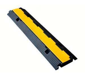 Protector de cables 2 canales negro