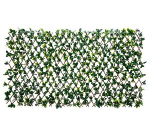 Valla artificial pared 120x100 cm verde