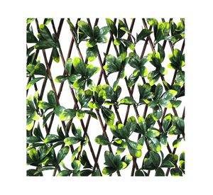 Valla artificial pared 120x100 cm verde