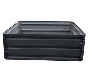 Huerto jardín gris 90x30x90 cm