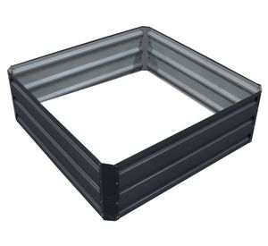 Huerto jardín gris 90x30x90 cm