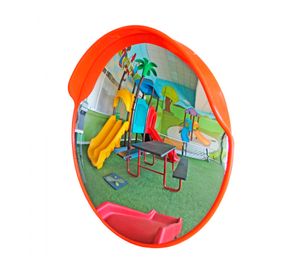 Espejo estacionamiento 45 cm rojo