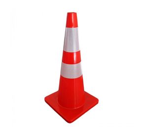 Cono vial 70 cm rojo