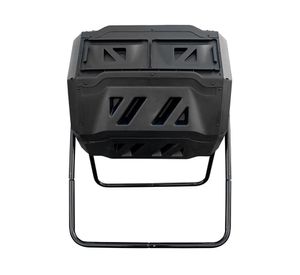 Compostera barril 160 lt negro