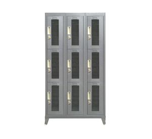 Locker 9 puertas M3-03 gris