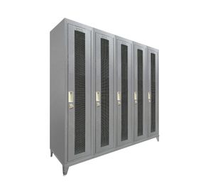 Locker 5 puertas M5-01 gris
