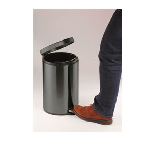 Papelero pedal 5 litros Antracita