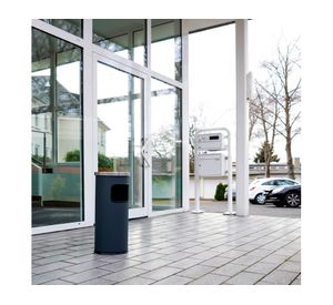 Basurero cenicero 17 litros Safe antracita