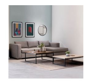 Sofá seccional Trayken der gris