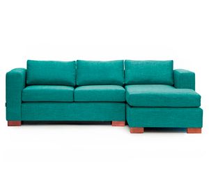 Sofá seccional Trayken der turquesa