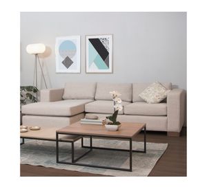 Sofá seccional Trayken izq beige