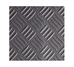 Rollo piso antideslizante Check 12 m2 gris