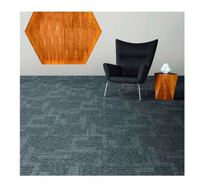 Palmetas alfombra Executive 50x50 cm gris