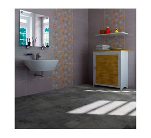 Piso vinílico LVT 2 mm gris cemento 5.01 m2