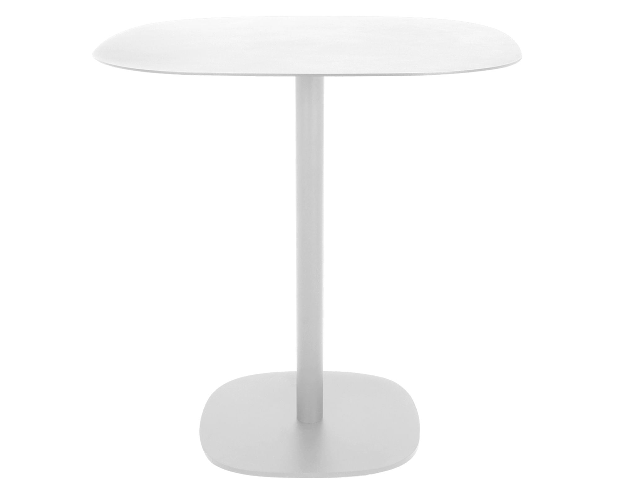 Form Design Mesa comedor 70x70x74 cm Steel blanco