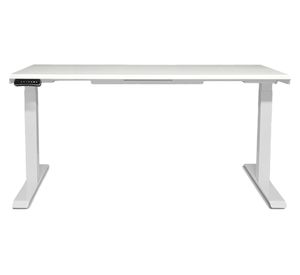 Escritorio eléctrico dual Cosmo blanco 160x70x71.5-120.5 cm