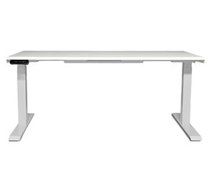 Escritorio eléctrico dual Cosmo blanco 180x70x71.5-120.5 cm