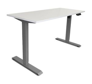 Escritorio eléctrico Cosmo blanco/gris 120x60x73.5-123.5 cm