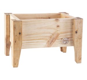 HUERTO JARDINERA 40X26X23CM NATURAL