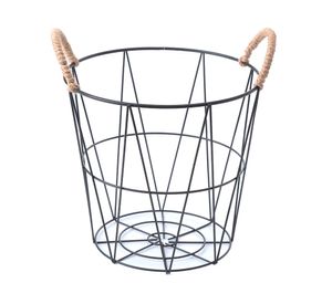 Canasto multiuso negro/beige 30x27 cm